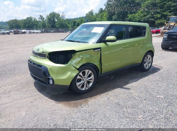 KNDJP3A5XG7861005 2016 KIA SOUL Green Vista tres cuartos delantera izquierda