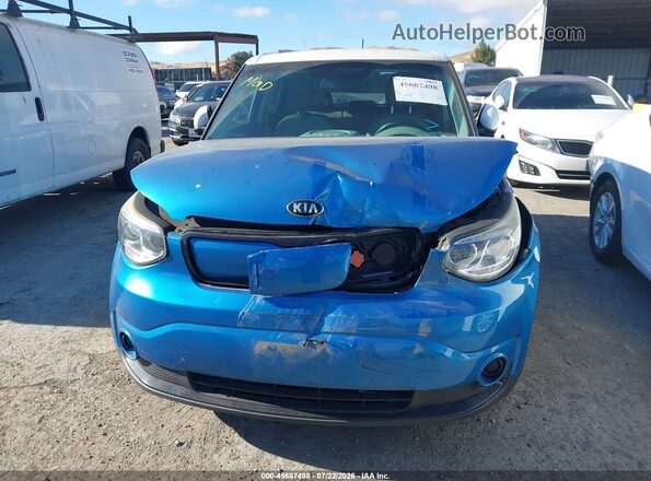 KNDJP3AE0G7005146 2016 KIA SOUL EV Blue Vista del cuadro de instrumentos