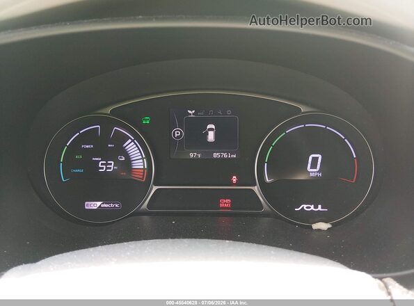 KNDJP3AE1H7023219 2017 KIA SOUL EV Silver Rear seats view