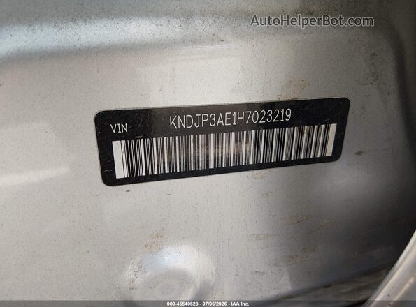 KNDJP3AE1H7023219 2017 KIA SOUL EV Silver Engine compartment view