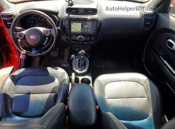 KNDJX3A55G7865091 2016 KIA SOUL Red Առջևի վահանակի տեսք