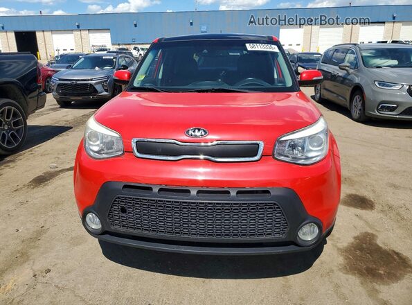 KNDJX3A55G7865091 2016 KIA SOUL Red Դիմացի տեսք