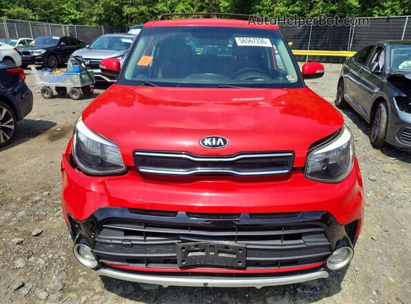 KNDJX3AA0H7449433 2017 KIA SOUL Red Դիմացի տեսք