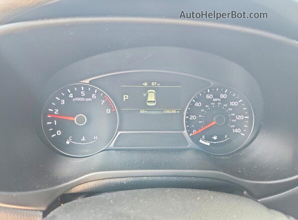 KNDJX3AA2J7584693 2018 KIA SOUL Оранжевый Вид щитка приборов