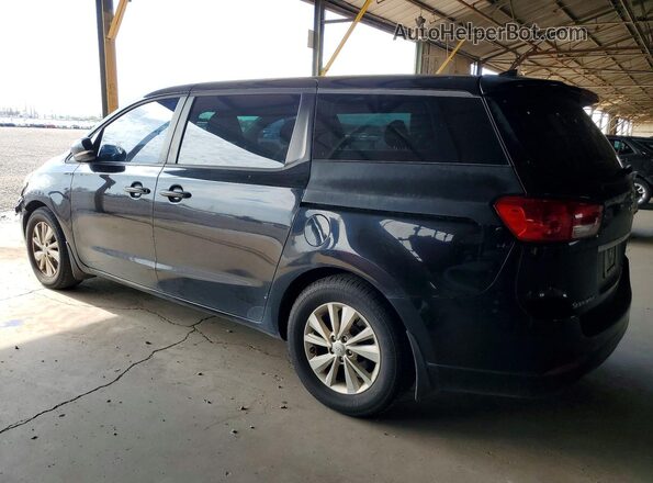 KNDMA5C10G6156045 2016 KIA SEDONA Black Задня ліва чверть