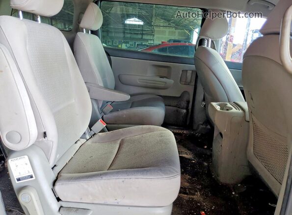KNDMA5C10G6156045 2016 KIA SEDONA Black Вид задньої частини салону