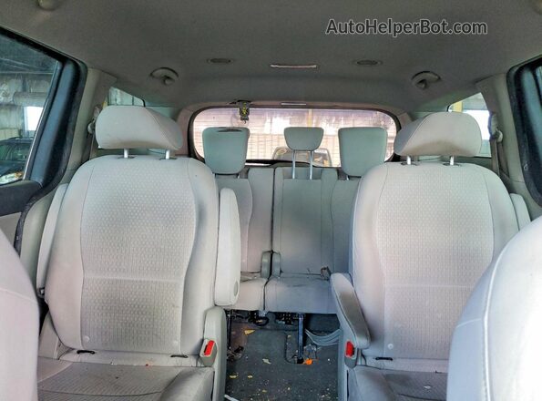 KNDMA5C10G6156045 2016 KIA SEDONA Black Вид задніх сидінь