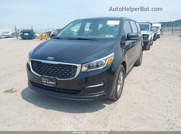 KNDMA5C10L6643126 2020 KIA SEDONA Black Przód lewy
