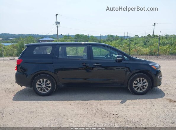 KNDMA5C10L6643126 2020 KIA SEDONA Black Widok wnętrza z tyłu