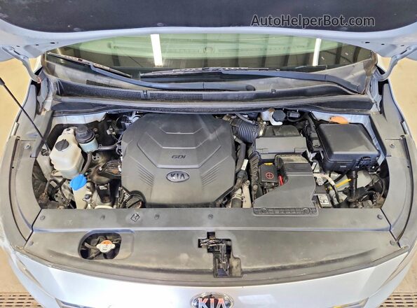 KNDMA5C11K6540120 2019 KIA SEDONA Silver Engine compartment view