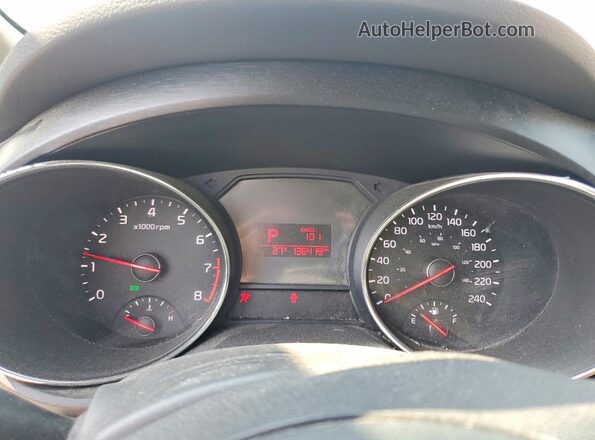 KNDMA5C12H6270730 2017 KIA SEDONA Burgundy Instrument cluster view