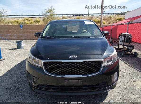 KNDMA5C13J6373984 2018 KIA SEDONA Black Սալոնի 360 աստիճան տեսք