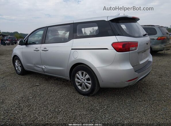 KNDMA5C14G6182664 2016 KIA SEDONA Silver Rear left
