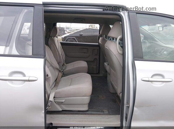 KNDMA5C14G6182664 2016 KIA SEDONA Silver VIN sticker view