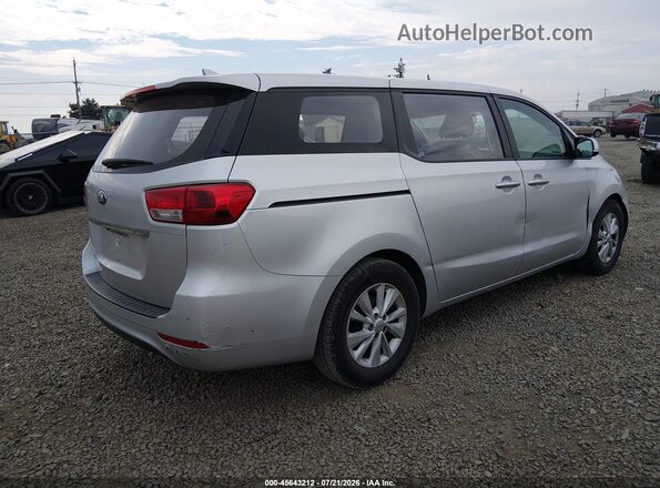 KNDMA5C14G6182664 2016 KIA SEDONA Silver Rear right