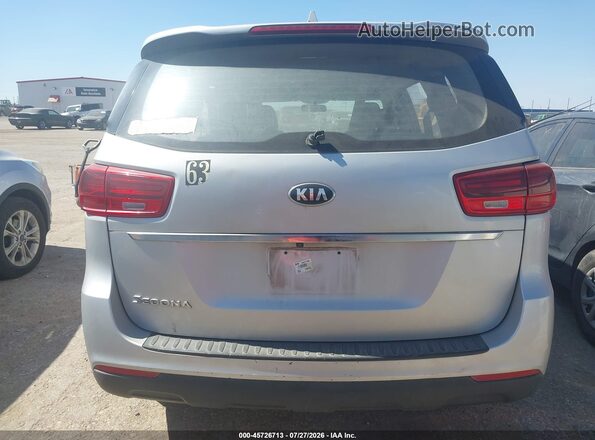 KNDMA5C15K6539665 2019 KIA SEDONA Серебряный 