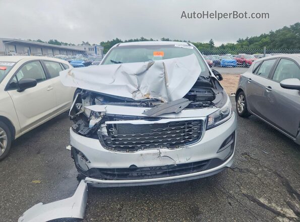 KNDMA5C17L6643110 2020 KIA SEDONA Silver Вид спереду