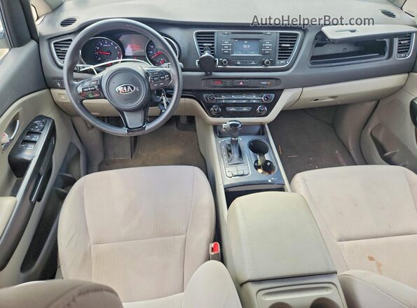 KNDMA5C18G6149733 2016 KIA SEDONA White წინა პანელის ხედი