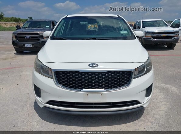 KNDMA5C18J6400967 2018 KIA SEDONA White Front view