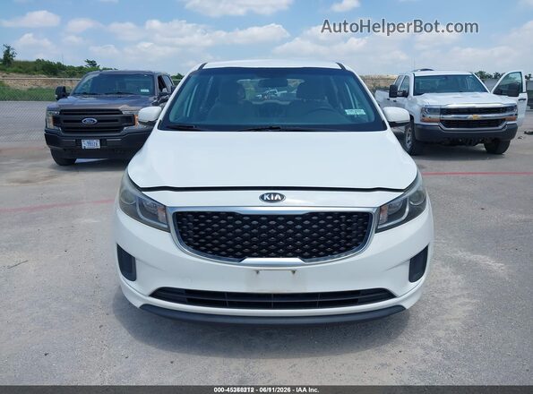 KNDMA5C18J6400967 2018 KIA SEDONA White Instrument cluster view