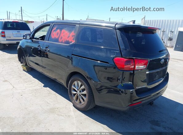 KNDMA5C18K6549672 2019 KIA SEDONA Черный Задняя левая четверть
