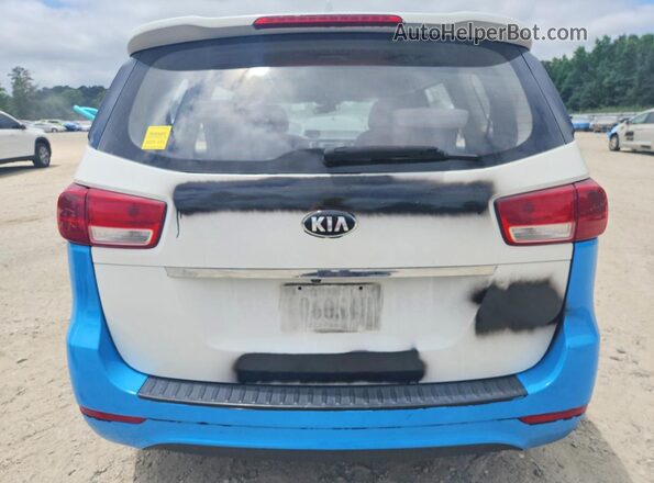 KNDMA5C19H6279652 2017 KIA SEDONA Two Tone Rear view