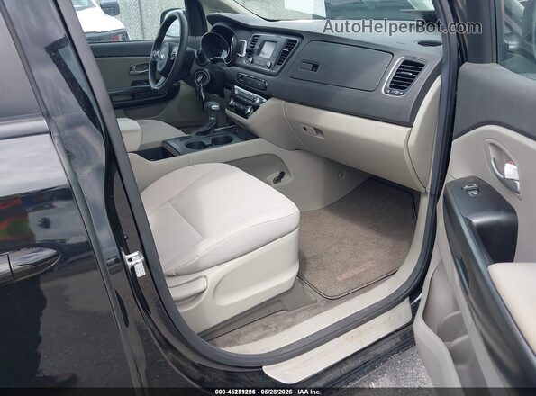 KNDMA5C1XJ6409802 2018 KIA SEDONA Black Սալոնի դիմացի տեսք