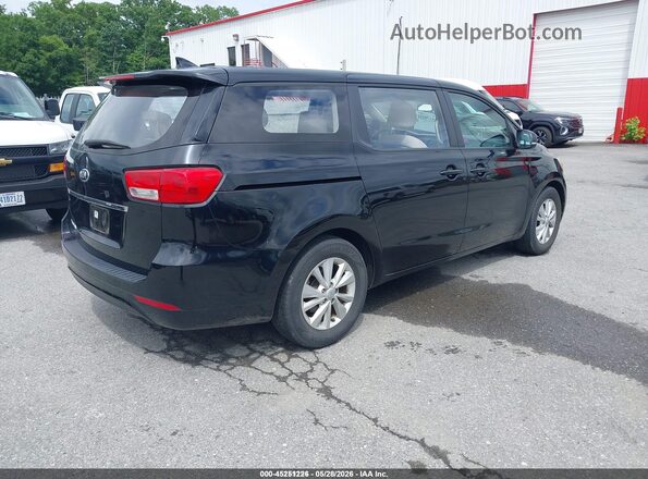 KNDMA5C1XJ6409802 2018 KIA SEDONA Black Հետևի աջ