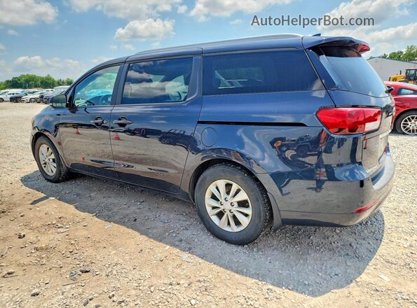 KNDMB5C10G6101303 2016 KIA SEDONA Black Tył lewy