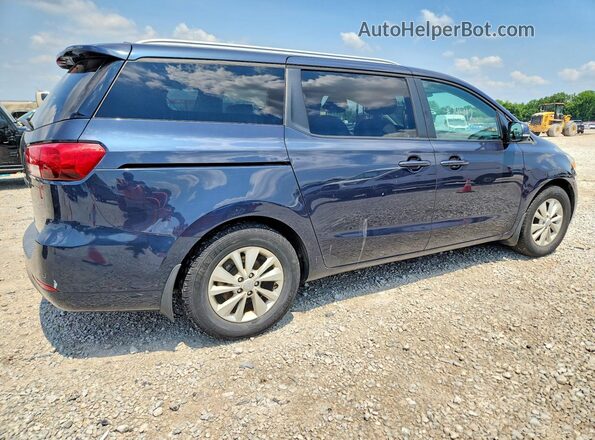 KNDMB5C10G6101303 2016 KIA SEDONA Black Tył prawy