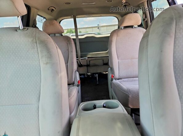 KNDMB5C10G6101303 2016 KIA SEDONA Black Widok tylnych siedzeń