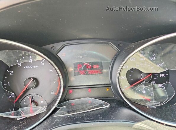KNDMB5C10G6101303 2016 KIA SEDONA Black Widok zestawu wskaźników