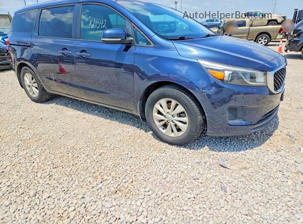 KNDMB5C10G6101303 2016 KIA SEDONA Black Przód prawy