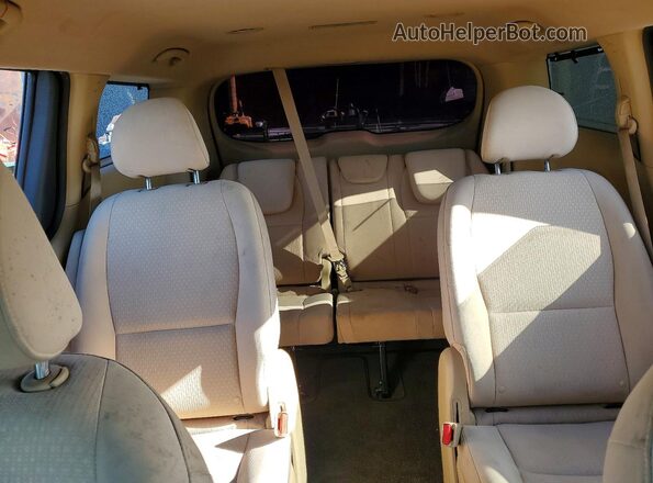KNDMB5C10G6114021 2016 KIA SEDONA Black Հետևի նստատեղերի տեսք