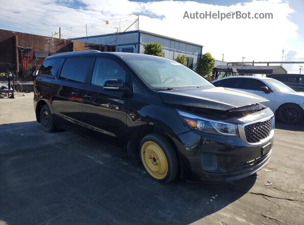 KNDMB5C10G6114021 2016 KIA SEDONA Black Առջևի աջ