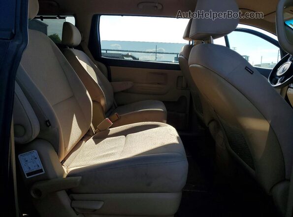 KNDMB5C10G6114021 2016 KIA SEDONA Black Սալոնի հետևի տեսք