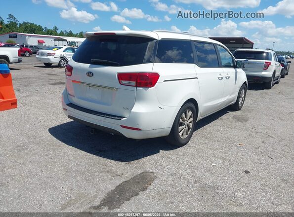 KNDMB5C10G6119588 2016 KIA SEDONA White Rear right