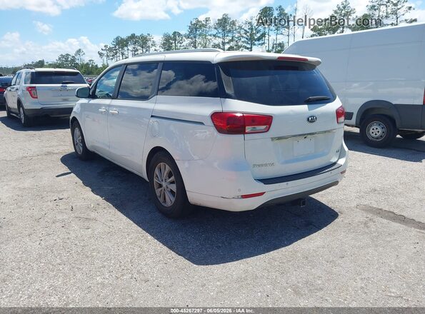 KNDMB5C10G6119588 2016 KIA SEDONA White Rear left