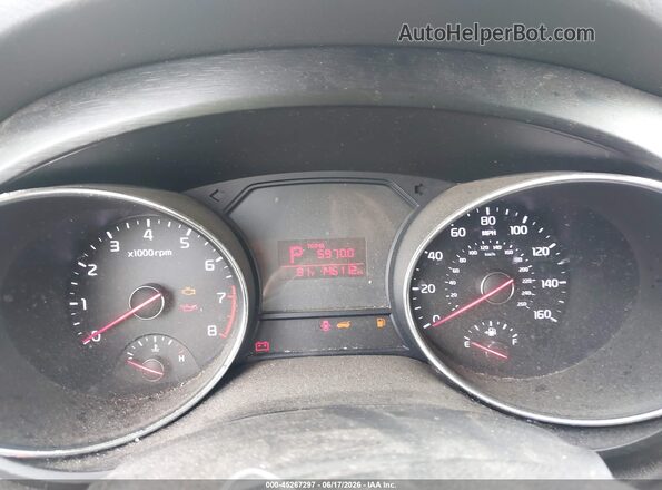 KNDMB5C10G6119588 2016 KIA SEDONA White Instrument cluster view