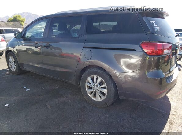 KNDMB5C10G6178673 2016 KIA SEDONA Dark Brown Trasero izquierdo