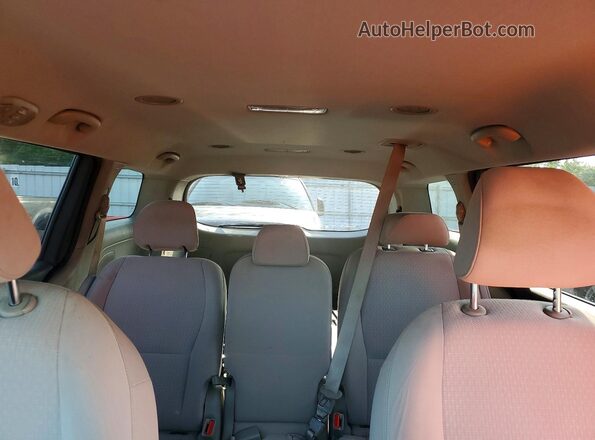 KNDMB5C10H6241157 2017 KIA SEDONA Burgundy უკანა სავარძლების ხედი
