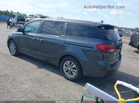 KNDMB5C10H6252823 2017 KIA SEDONA Gray Задня ліва чверть