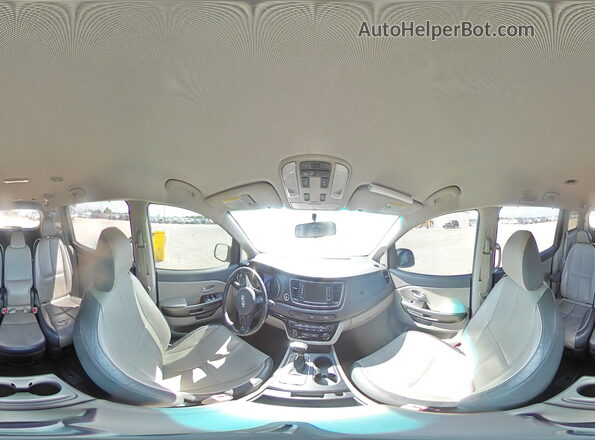 KNDMB5C10H6283814 2017 KIA SEDONA Blue Widok wnętrza 360 stopni