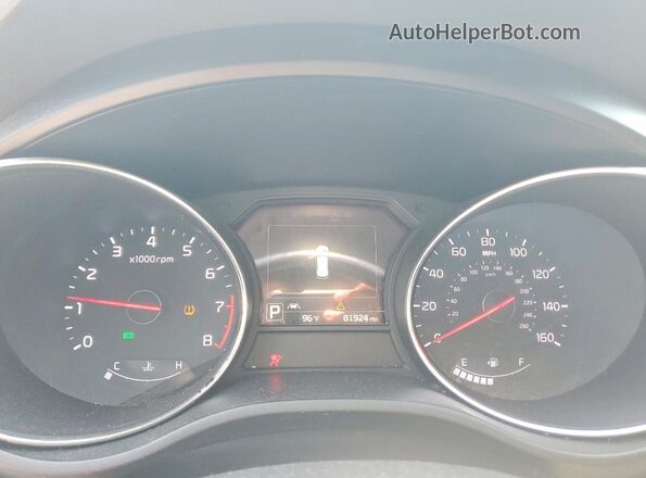 KNDMB5C10J6364138 2018 KIA SEDONA Blue Widok zestawu wskaźników