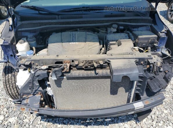 KNDMB5C10J6364138 2018 KIA SEDONA Blue Widok komory silnika