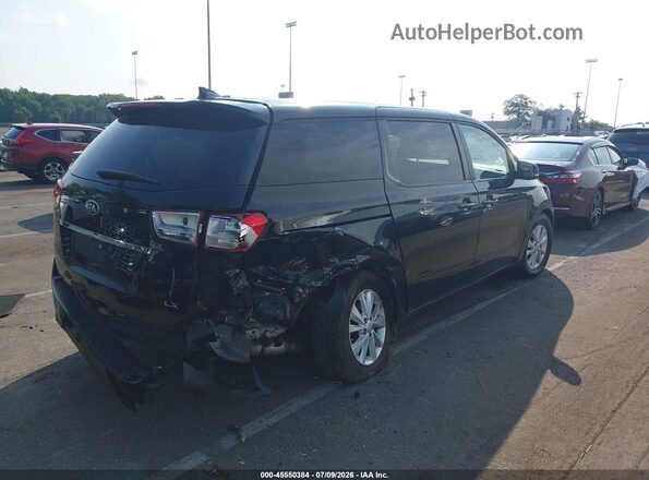 KNDMB5C10J6383658 2018 KIA SEDONA Черный Задняя правая четверть