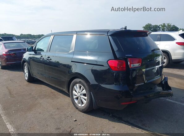 KNDMB5C10J6383658 2018 KIA SEDONA Черный Задняя левая четверть