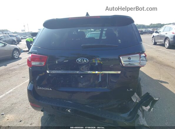 KNDMB5C10J6383658 2018 KIA SEDONA Черный Вид спереди