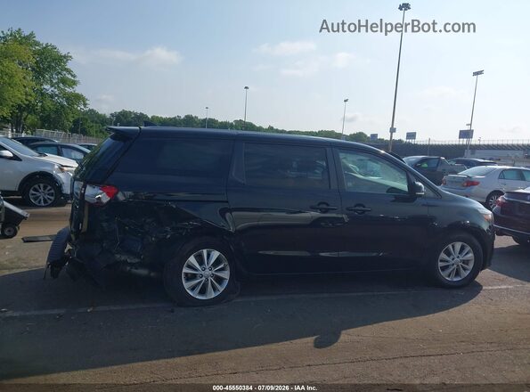 KNDMB5C10J6383658 2018 KIA SEDONA Черный Вид задней части салона