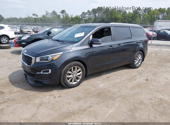 KNDMB5C10K6510829 2019 KIA SEDONA Gray Front left